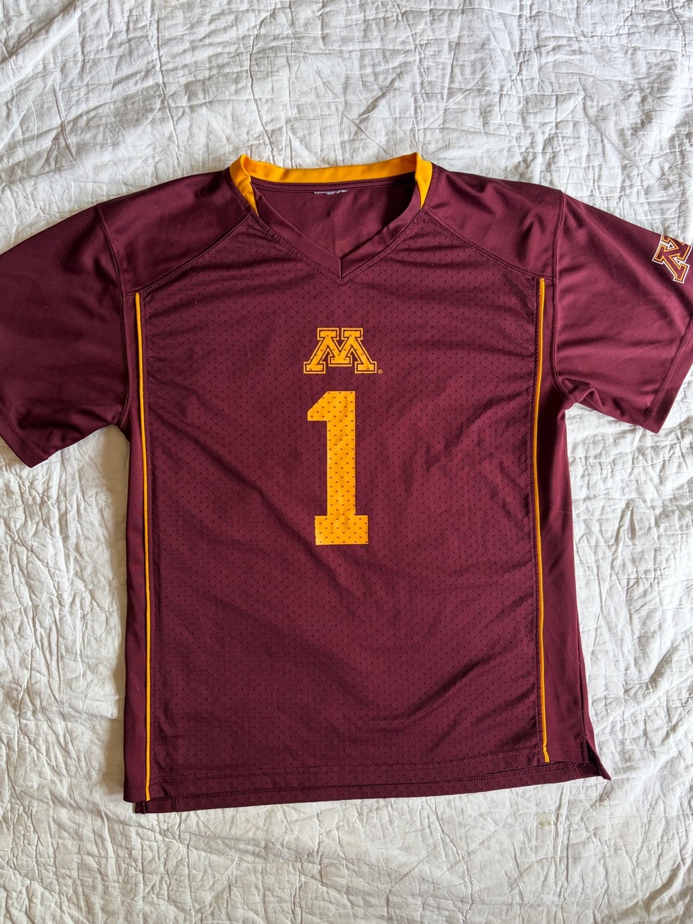Minnesota Golden Gophers Maroon & Gold Football Jersey
